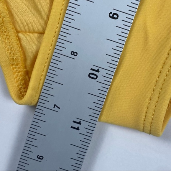 Old Navy Bikini Swim Bottoms Women XXL Yellow Beach UV Protection Swimsuit - Picture 5 of 8
